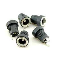 Jack Daya DC 2-Pin 5.5x2.1mm dengan Mur Pemasangan