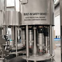 Machine de remplissage industrielle automatique à piston rotatif 1000ml 1200ml pour bouteilles d'eau pure minérale, remplisseuse de liquides contrôlée par servomoteur
