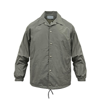 Veste de coach personnalisée pour homme, légère, coupe-vent et imperméable, idéale pour l'automne