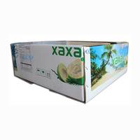 Boîtes en carton ondulé personnalisées pour l'emballage de fruits en gros, boîte d'emballage pour fruit du dragon, banane, pomme, mangue, poire, orange