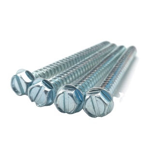 Vis autotaraudeuse robuste à tête hexagonale en zinc jaune avec rondelle <span class=keywords><strong>EPDM</strong></span> pour toiture et tôles métalliques - Product Image 6