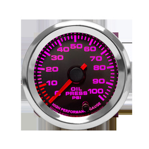 Oil Pressure Gauge 2-Inch 0-100 PSI Universal Electronic For <b>Modified</b> Cars Racing Sports Vehicles - Product Image 4