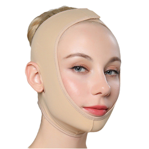 Bandeau de sommeil réutilisable pour amincir le double menton, masque facial en V, ceinture de lifting du visage en V pour produits de beauté - Product Image 1