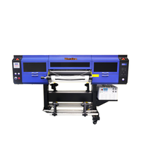 Printer Uv Dtf Digital, Printer Inkjet Digital, Printer tiga I3200 3d Emboss + mesin cetak pernis