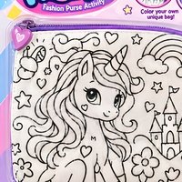 Sac en tissu licorne à personnaliser pour enfants, kit de coloriage DIY réutilisable avec marqueurs lavables, ensemble d'activités pour enfants