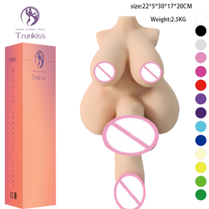 Bambola Femminile Mezza Figura Giocattolo Sessuale Realistico al Tatto Materiale TPE Ecologico Morbido per Masturbazione Adulti - Seno e Glutei Grandi - Product Image 1