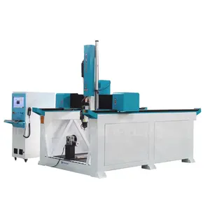 Router Kayu Aluminium Busa 4*8 Kaki CNC Mesin Pertukangan 4 Sumbu 1325 ATC CNC Router Kayu untuk MDF Memotong Furnitur Kayu