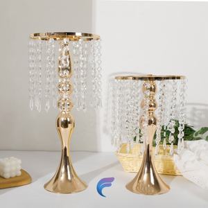 Support d'arrangement de fleurs en métal polyvalent pour mariage élégant Vase en fer de haute qualité pour centres de table pour événements - Product Image 4