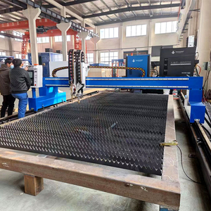 Máquina de corte por <span class=keywords><strong>plasma</strong></span> de pórtico de chapa de alta eficiencia de 20mm 30mm 40mm para producción de alto volumen - Product Image 3