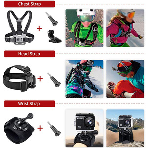 Kitway Đen + Bạc Cho Anh Hùng 9 8 7 6 5 4 <span class=keywords><strong>3</strong></span> + <span class=keywords><strong>3</strong></span> 2 Phụ Kiện Kit Hành Động & Thể Thao Máy Ảnh Phụ Kiện Bó Bộ - Product Image 4