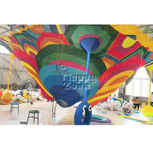 קשת רשת קשת חבל הסרוגה רשת טיפוס קרופלנד עבור ילדים בחוץ מגרש משחקים ציוד אטרקציות ציבוריות - Product Image 4