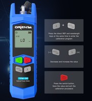 Compteur de puissance optique portable -70 à +6 dBm -50 à +26 dBm Testeur de câble FTTH OPM TPM-26
