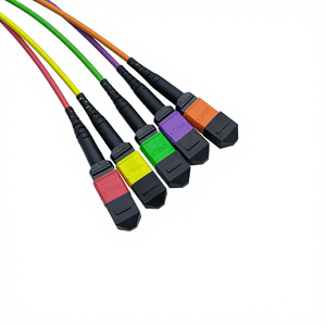 COMTON 12F MPO Buchse-Buchse OM4 50µm Glasfaser-Patchkabel LSZH/PVC 12 Farben Verlustarm für FTTH/FTTB/FTTX Netzwerke - Product Image 4