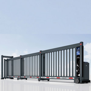 Puerta corredera telescópica <span class=keywords><strong>de</strong></span> acceso automático para coche - Product Image 3