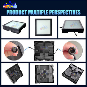 Technologie de détection de mouvement ODM Carreaux de piste de danse d'éclairage Lumière de <span class=keywords><strong>marelle</strong></span> interactive Plancher à LED actif Plancher à LED de jeu interactif - Product Image 6