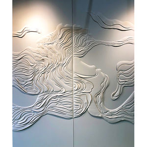 Panel dinding kulit bordir ukir 3D, mewah, mudah dipasang, tahan air untuk rumah, Hotel, penggunaan hiburan komersial - Product Image 3