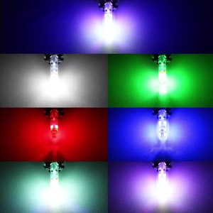 Ampoule LED T10 pour voiture et <span class=keywords><strong>moto</strong></span> -2016 -18, petite ampoule colorée, éclairage d'instrument, éclairage de position latérale - Product Image 4