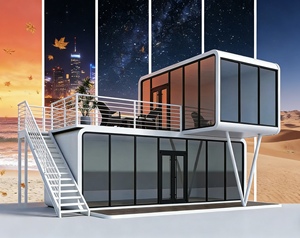 <span class=keywords><strong>Casa</strong></span> Contenedor Prefabricada Ecológica a Mejor Precio <span class=keywords><strong>con</strong></span> Electricidad Solar, Hotel, Dormitorio - Product Image 2