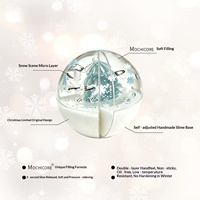 Balle Squishy de Noël en Gros Faite à la Main, Jouet Sensoriel à Remontée Lente, Anti-Stress de Vacances, Décompression à Presser pour Coffret Cadeau