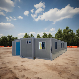 Gran oferta, casa contenedor extensible de 40 pies, casa pequeña modular prefabricada de acero con conveniente panel sándwich - Product Image 4