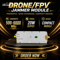 Module amplificateur de puissance RF ultra large bande 20W 0,5-6GHz SSPA à semi-conducteurs à gain élevé pour test radar, EW, SATCOM