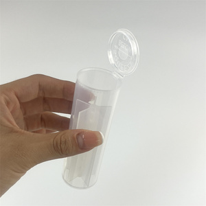 Tubo de rollo de partición superior Pop de plástico de boca ancha con paquete de 5 compartimentos Tubo de compresión hermético para habitación con tapas resistentes a los niños - Product Image 3