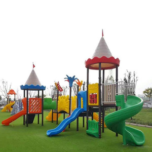 Outdoor Playground Equipment <b>Plastic</b> <b>Slides</b> And Climbing Structures For Kindergarten Children And Parks - Product Image 1
