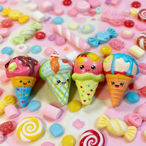 Pu Ice Cream Squeeze Toys For Kids 2 4 Years Unisex Stress Relief Toy Soft <b>Squishy</b> Playset - Product Image 4