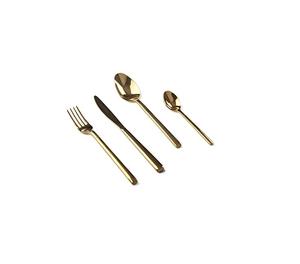 Ensemble de couverts exclusifs en métal de créateur avec une finition de luxe parfaite pour les mariages et les repas à l'hôtel - Product Image 4