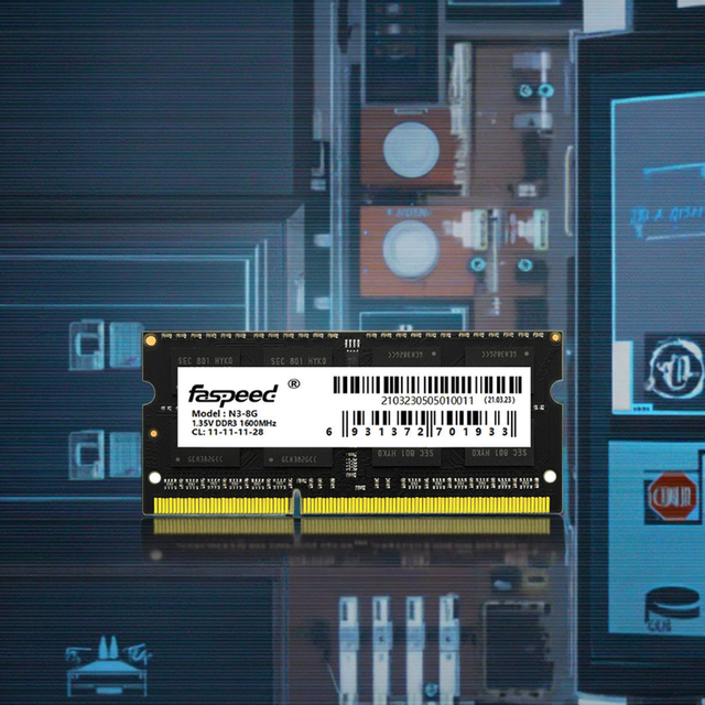 Faspeed 4GB/8GB 1600MHz DDR3 Memory Modules for Laptops Desktops & MiniPCs-Factory-Direct Sales in Stock