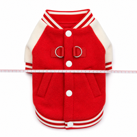 Veste de sport pour chien en polaire pour l'automne et l'hiver, pour Teddy, Schnauzer, Bouledogue Français, rembourrée et lavable