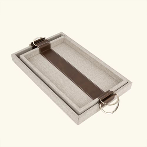 Bandeja de Servicio para Aperitivos y Café, Diseño Elegante, Decorativa, para Fiestas, Hogar, Restaurante, Hotel, Venta Caliente - Product Image 1