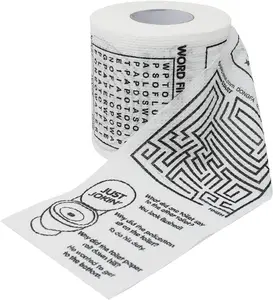 3ply Engraçado Novidade Presente Personalizado Impresso Private Label Papel Higiênico Logotipo Personalizado Projete Seu Próprio Papel Higiênico