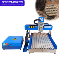 Routeurs à bois 3 axes Stepmores Factory 6040 600*400mm, mini routeur CNC de bureau, machine de fraisage et de gravure pour métal, laiton, aluminium