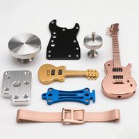 Custom Electric Guitar Stringed Instrument Parts As Per Given Drawings Stainless Steel Aluminum CNC Machining Guitar Accessories