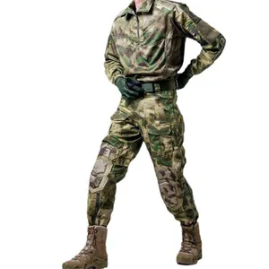 狩猎迷彩Ropa服装战术制服打褶A6战术制服青蛙套装