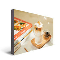 Boîte à lumière LED rectangulaire personnalisée en film souple, cadre en alliage d'aluminium, étanche pour extérieur, installation murale, conception de logo gratuite