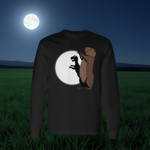 Camiseta de manga larga Groundhogs Dinosaur Shadow Puppet Groundhog Day - Product Image 3