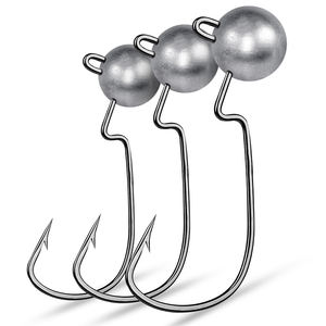5 unids/lote anzuelos Ball Jighead 3,5G-10g anzuelos <span class=keywords><strong>de</strong></span> pesca <span class=keywords><strong>de</strong></span> carbono Jigging anzuelos <span class=keywords><strong>de</strong></span> púas Ned Rig anzuelos <span class=keywords><strong>aparejos</strong></span> <span class=keywords><strong>de</strong></span> pesca - Product Image 3