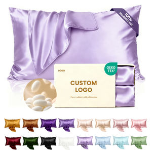 Шелковая наволочка QINGYAN на заказ, из 100% натурального шелка тутового шелкопряда, с потайной молнией, мягкая, в форме конверта - Product Image 1