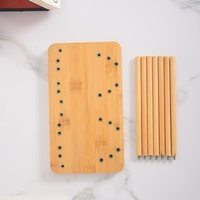 Égouttoir à vaisselle en bois pliable à quatre niveaux, design détachable, écologique, pour rangement de cuisine