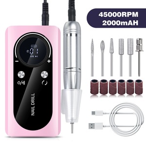 45000RPM Rechargeable Electric Nail Drill Machine Portable High Speed Manicure Polishing <b>E</b> <b>File</b> - Product Image 4