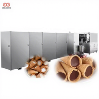 Máquina Automática para Hacer Wafles, Línea de Producción de Wafles, Máquina para Conos de Helado