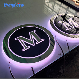 Enseigne lumineuse personnalisée avec logo, lettres rétroéclairées en acrylique, panneau publicitaire pour entreprise, bar, magasin, néon flexible LED RVB - Product Image 3
