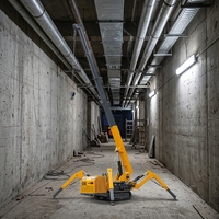 Mini-grue araignée électrique 3,0t, hauteur max. 9,2m, avec moteur diesel et télécommande pour aspiration de verre