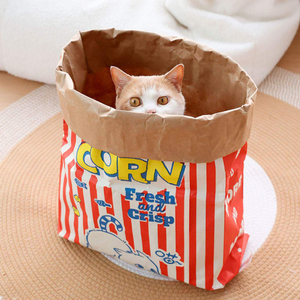 Printed Paper Cat <b>Toy</b> Bag Interactive Pet Play Tunnel Foldable Pet <b>Toy</b> for Cats and Small Dogs - Product Image 4