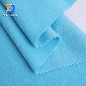 Jinda Custom Wholesale Polar Fleece Dyed Solid Colors Fabric
