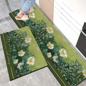 พรมปูพื้นห้องครัวลายเทคฟลีซ 21810006729 40x60 ซม. 50x80 ซม. 40x120 ซม. 50x160 ซม. ดูดซับน้ำได้ดี กันลื่น นุ่มสบายสำหรับห้องครัว - Product Image 1