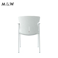 M & W nouveau design mobilier de bureau de conférence chaise de formation traditionnelle en plastique d'attente pour les réunions de visiteurs
