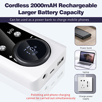 Machine à polir les ongles professionnelle rechargeable OEM/ODM en gros 45000 tr/min Power Bank Portable sans fil Outil de polissage des ongles